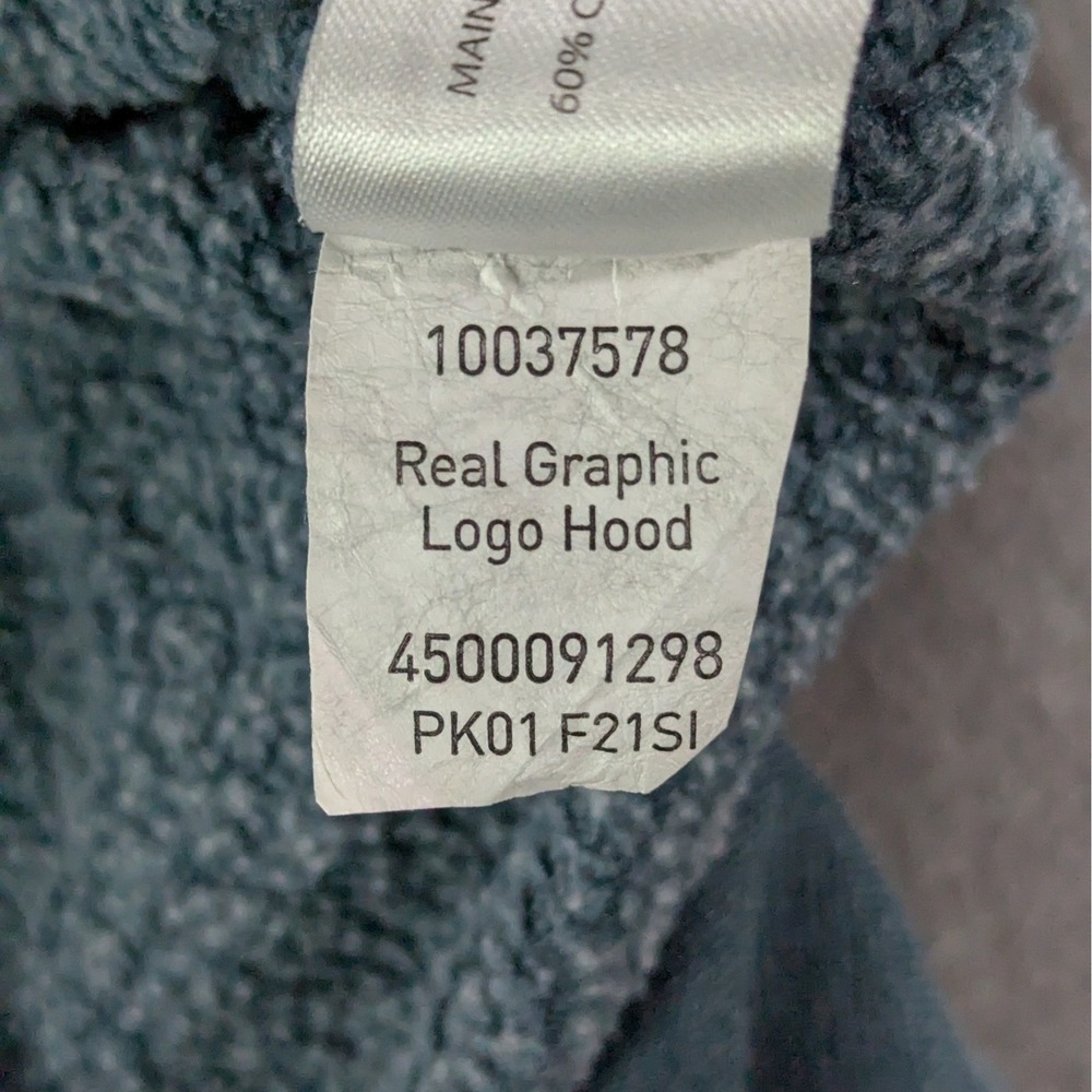 Ariat Womens Real Graphic‎ Logo Hood Sweatshirt Size Small Heathered Blue - Picture 6 of 10